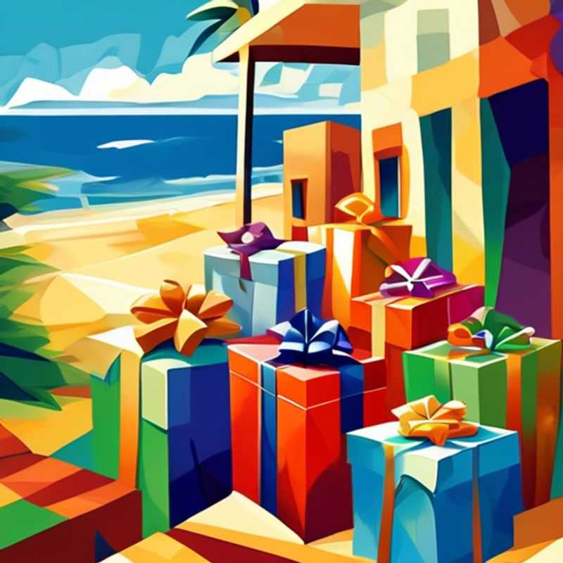 A pile of colorful presents, all under $5, perfect for stocking stuffers or small gifts during Black Friday.