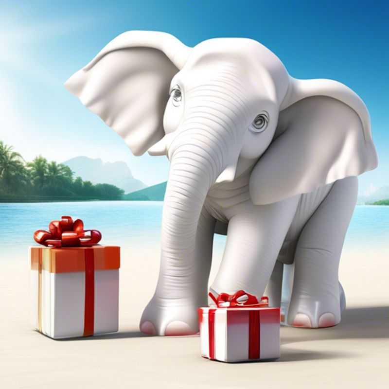 Witte Olifant Geschenken Onder €5 voor Black Friday