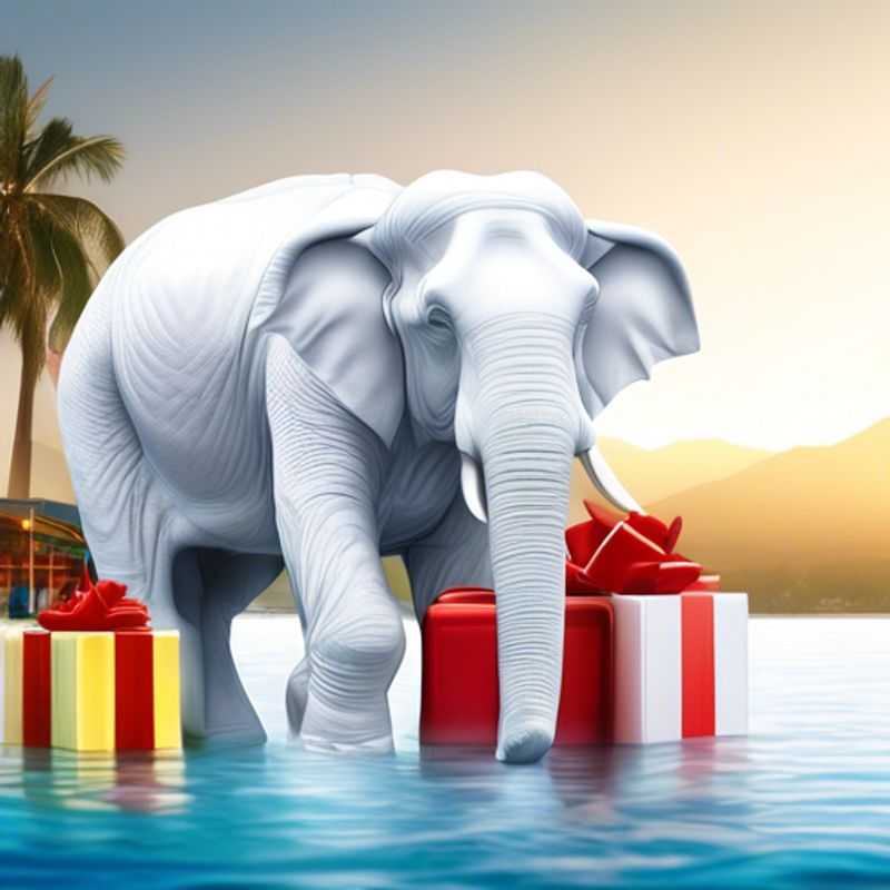Presentes de Elefante Branco por Menos de 5 Dólares para a Black Friday