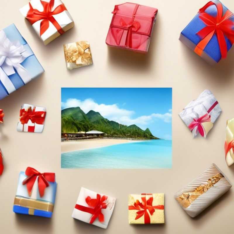 A colorful pile of affordable coworker gifts, perfect for a Black Friday shopping spree.