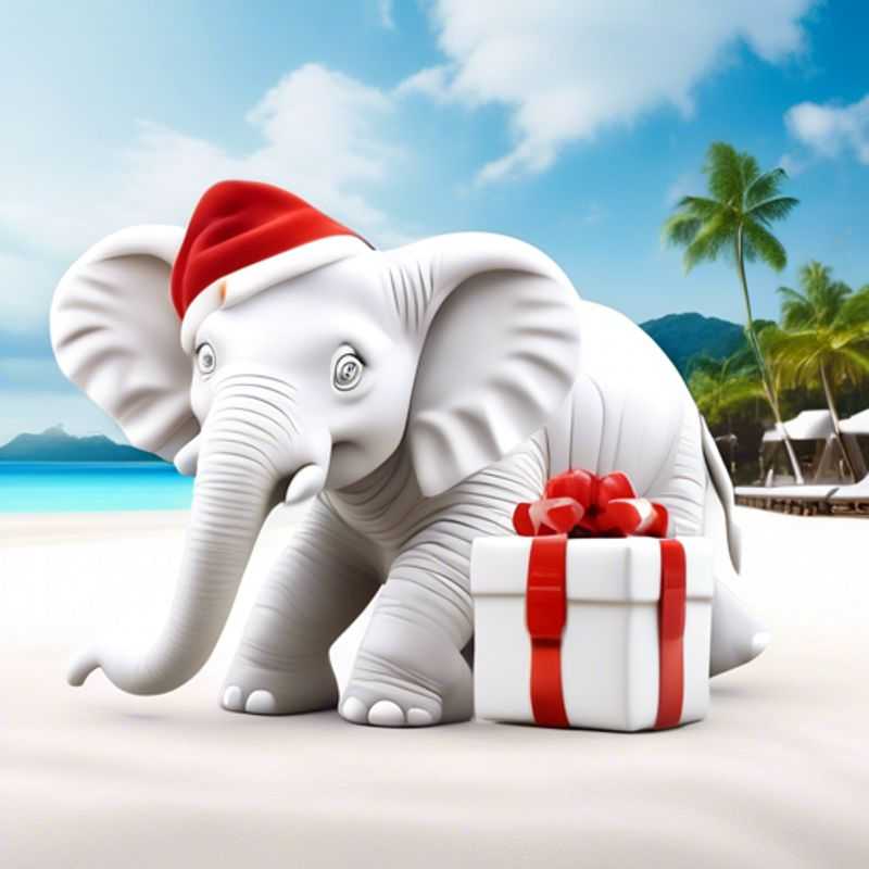 Witte Olifant Cadeaus Onder €5 voor Black Friday