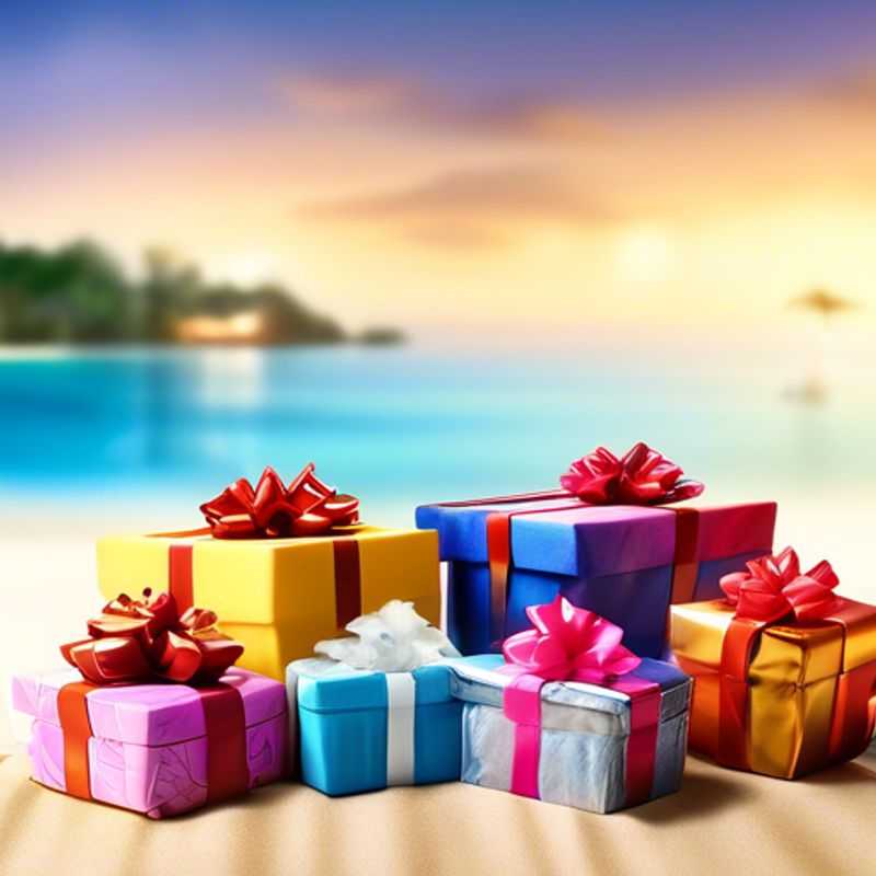 A colorful array of small gifts, each under five dollars, perfect for stocking stuffers or last-minute gifts.