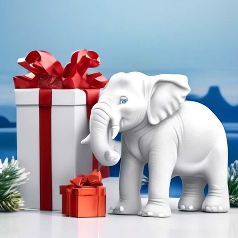 Presentes de Elefante Branco por Menos de 5 Dólares para a Black Friday